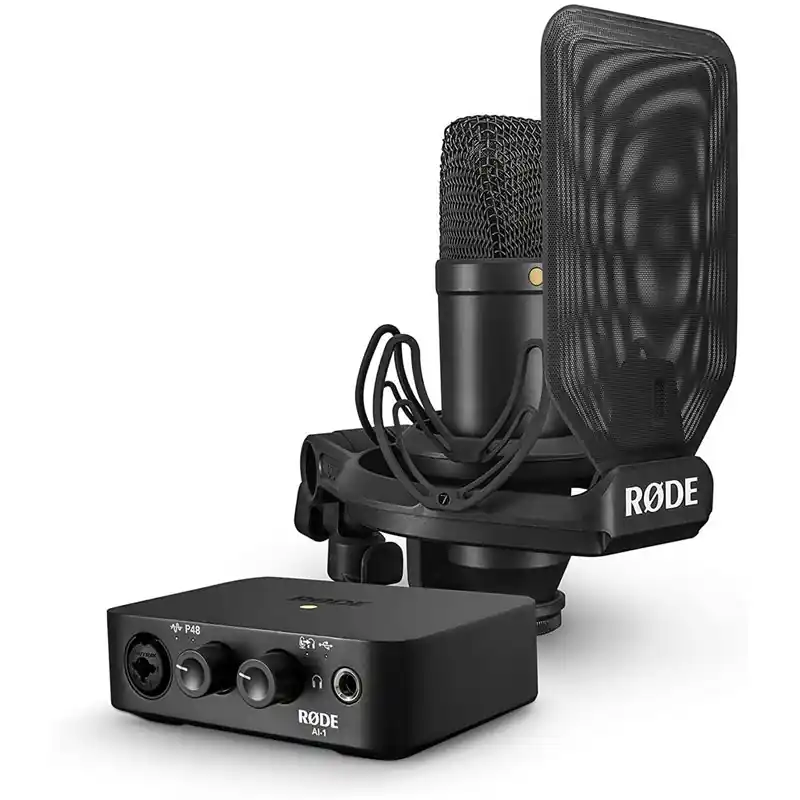 RODE NT1 + AI-1 Interface Bundle Wysoka jakość