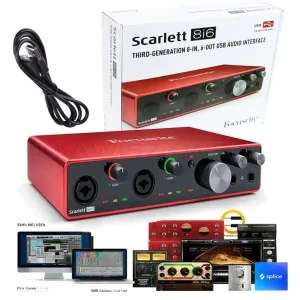 Nowość Focusrite Scarlett 8i6 3rd Gen + przewód