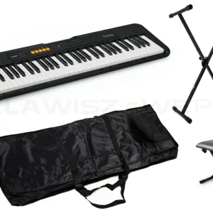 Bestseller CASIO CT-S100 bk (czarny) zestaw złoty