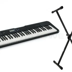 Ostatnie sztuki CASIO CT-S300 bk (czarny) zestaw brązowy