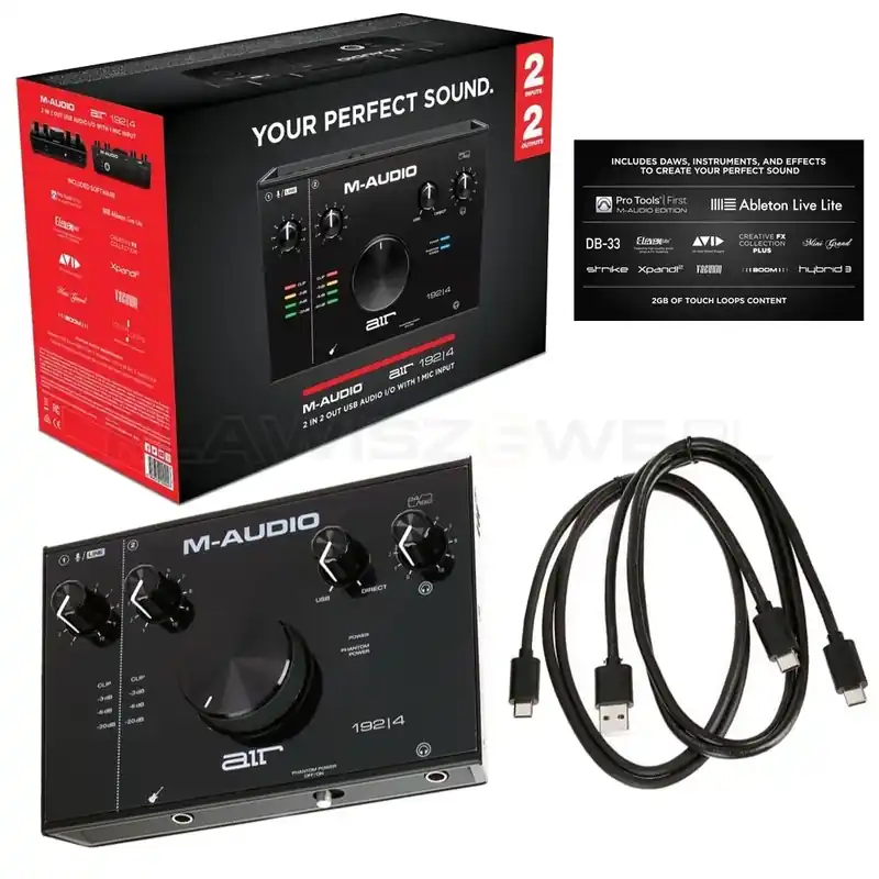 Cena promocyjna M-AUDIO AIR 192/4 – Interfejs Audio USB