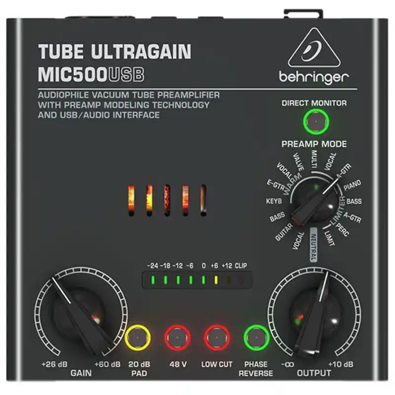 Behringer MIC500USB Przedwzmacniacz lampowy Zamów teraz