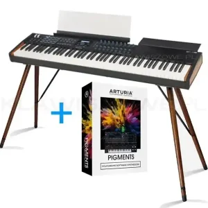 Oferta limitowana Arturia Power Trio Bundle – zestaw KeyLab 88 MkII BLACK + stylowy stand + PIGMENTS