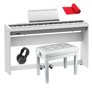 Ostatnie sztuki ROLAND FP-30X białe + STATYW I LISTWA PEDAŁOWA + ŁAWA + SŁUCHAWKI