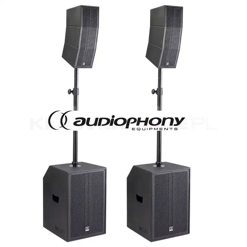 Audiophony MOJO 2200 CURVE aktywny zestaw nagłośnienia 2+2 Szybka wysyłka