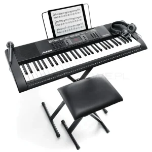 Oferta Alesis Harmony 61 MKII - KEYBOARD + STATYW + ŁAWKA + SŁUCHAWKI + MIKROFON
