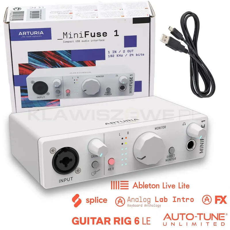 Arturia MiniFuse 1 biały Ostatnia szansa