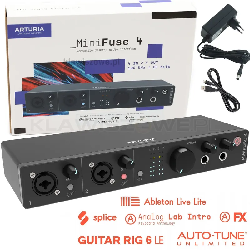 Arturia MiniFuse 4 czarny Tylko dziś