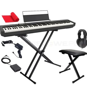 Hit sprzedaży CASIO CDP-S110 bk / czarne Pianino cyfrowe + STATYW X i ŁAWKA