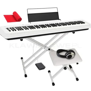 CASIO CDP-S110 wh / białe Pianino cyfrowe + STATYW X i ŁAWKA Ostatnia szansa