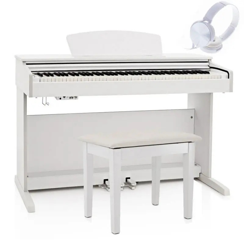 Niska cena Dynatone SLP-175 WH Pianino cyfrowe + Ława + Słuchawki