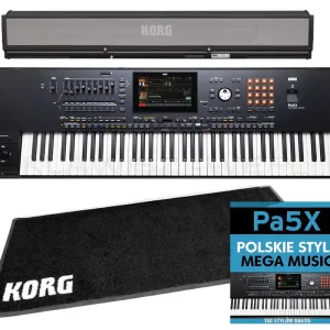 KORG PA5X 76 + głośnik PAAS mk2 + STYLE Popularny
