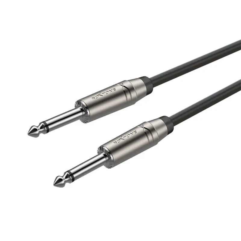 Wybór klientów Roxtone SGJJ100L5 Kabel instrumentalny Jack 6.3 mm mono 5 m (czarny)