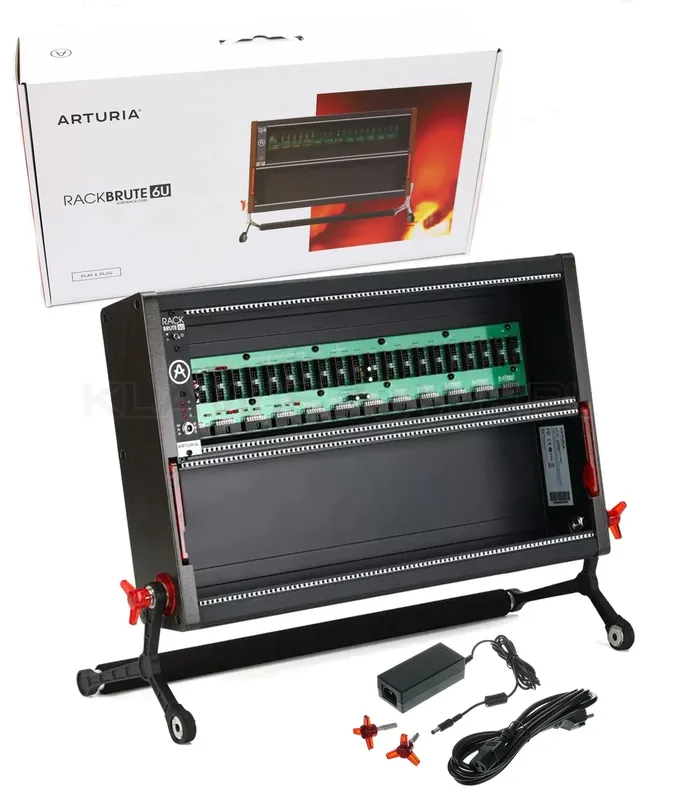 Arturia RackBrute 6U NOIR Eurorack Case z zasilaczem Oferta limitowana
