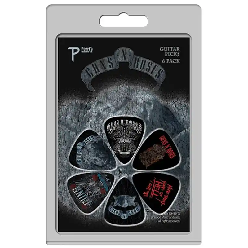 Perri‘s GR3 Guns N‘ Roses Zestaw Kostek 6szt Ekspresowa dostawa