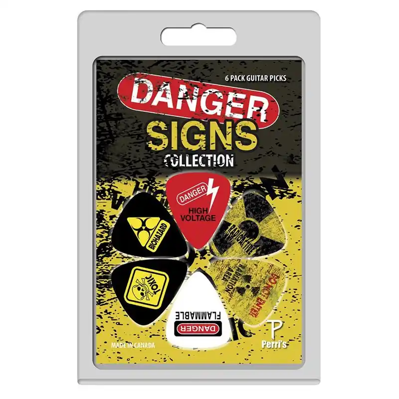 Perri‘s PP01 Danger Signs Zestaw Kostek 6szt Cena promocyjna