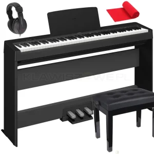 Cena promocyjna YAMAHA P-145 Pianino cyfrowe + STATYW + ŁAWA + SŁUCHAWKI