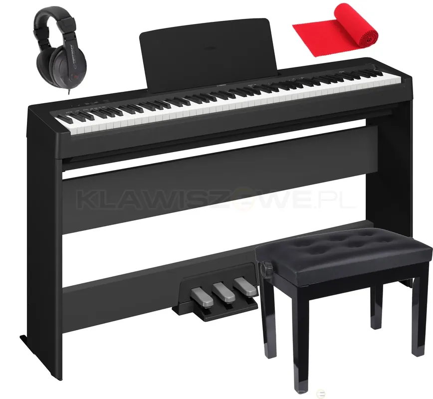 Cena promocyjna YAMAHA P-145 Pianino cyfrowe + STATYW + ŁAWA + SŁUCHAWKI