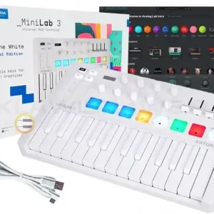 Arturia MiniLab 3 Alpine White Limitowana edycja Ostatnie sztuki