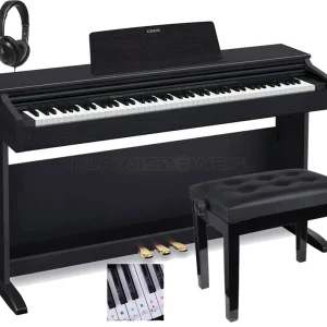 CASIO Celviano AP-270 BK - czarne + ŁAWA Premium