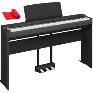 Bestseller YAMAHA P-225 bk ZESTAW STATYW + PEDAŁY