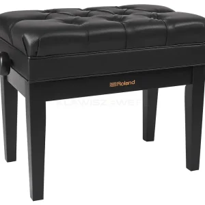 Darmowy zwrot ROLAND RPB-500 BK czarna ława do pianina ze schowkiem