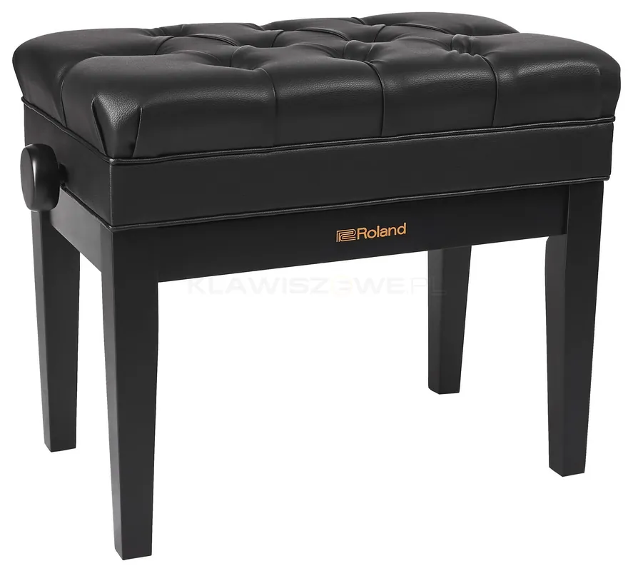 Darmowy zwrot ROLAND RPB-500 BK czarna ława do pianina ze schowkiem