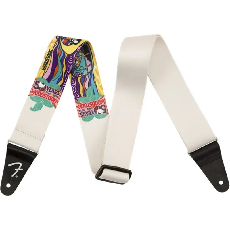 Zniżka Fender 2" Woodstock Strap Van Pas gitarowy