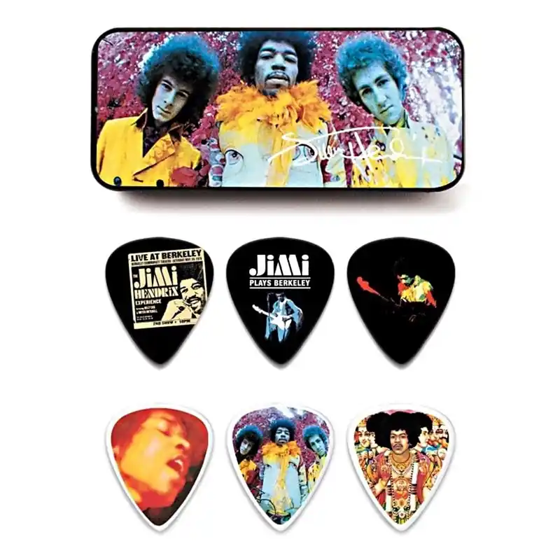 Dunlop JH-PT01M Jimi Hendrix Are You Experienced 12 kostek gitarowych Wybór klientów