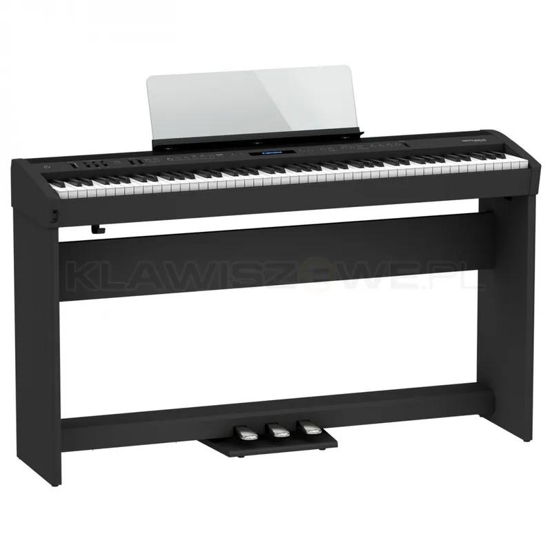 Bezpieczne zakupy ROLAND FP-60X czarne + STATYW i LISTWA PEDAŁOWA