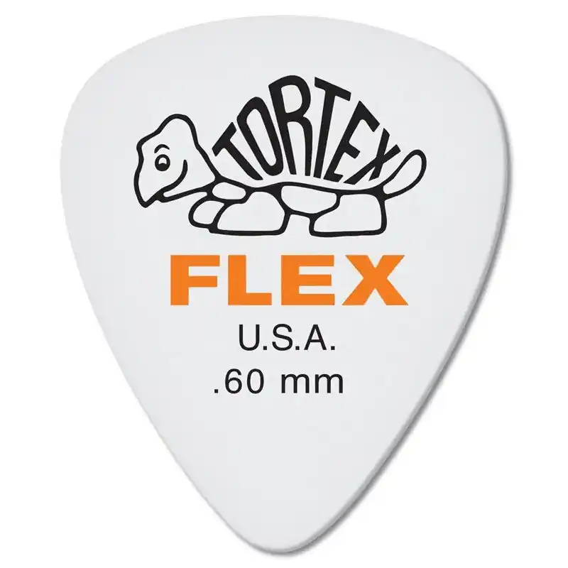 Ograniczona ilość Dunlop 428R Tortex Flex kostka gitarowa 0.60mm