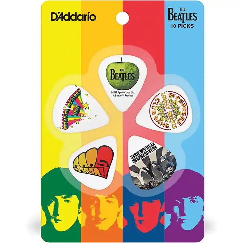D‘Addario 1CWH6-10B3 Beatles Guitar Picks, Albums 1.00 mm 10pack Bezpieczne zakupy