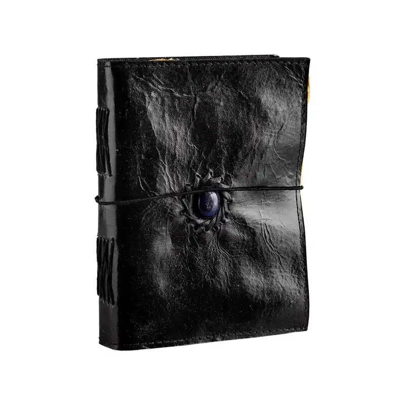 Premium notes/zeszyt w skórzanej oprawie STONE