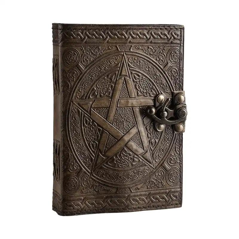 Tylko do końca tygodnia notes/zeszyt w skórzanej oprawie PENTAGRAM