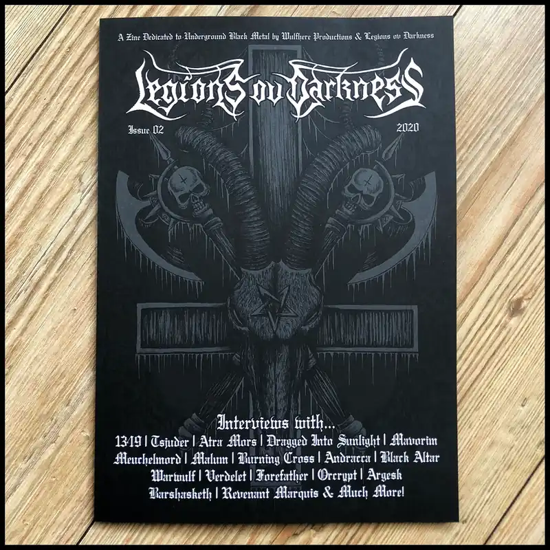 magazyn LEGIONS OV DARKNESS 2 zine, wersja anglojęzyczna Nowy