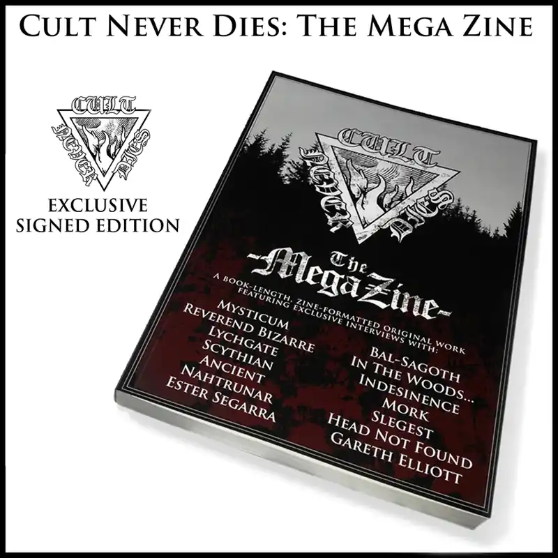 książka CULT NEVER DIES THE MEGA ZINE book *SIGNED* - Dayal Patterson, wersja anglojęzyczna Ostatnie sztuki