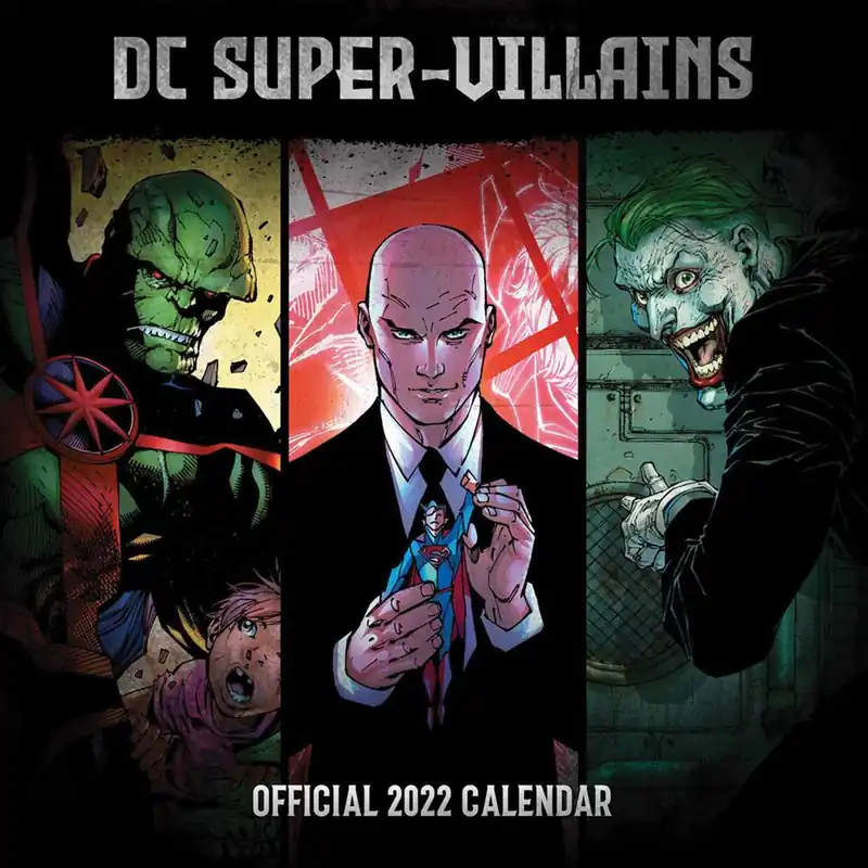 Hit sprzedaży kalendarz DC SUPER VILLAINS 2022