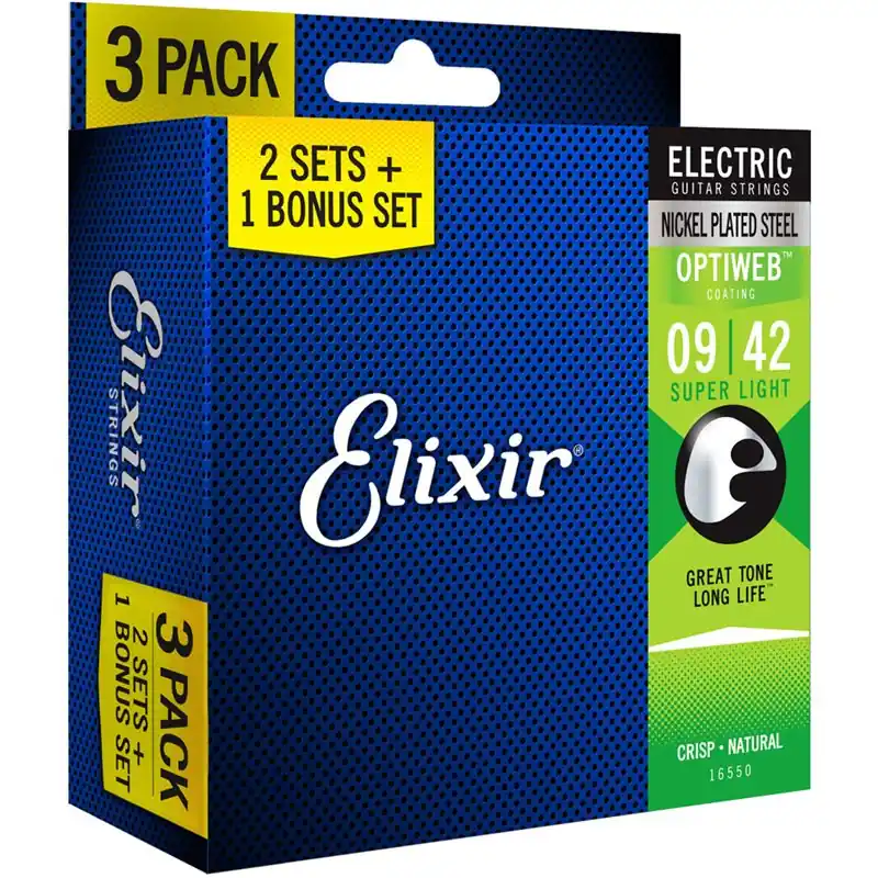 Darmowy zwrot Elixir Optiweb /9-42/ Super Light 16550 3-Pack