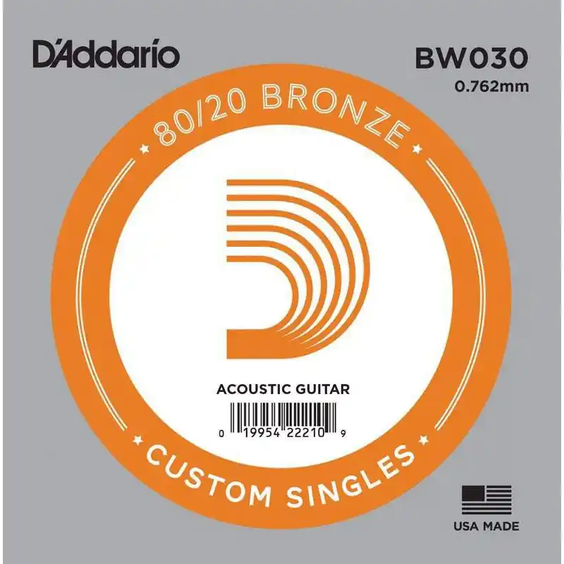 Super okazja D‘Addario BW030 80/20 Pojedyńcza struna