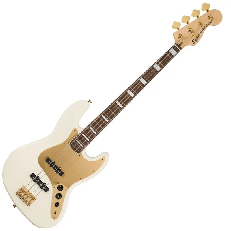 Okazja Fender Squier 40th Jazz Bass LRL GHW GRG OWT