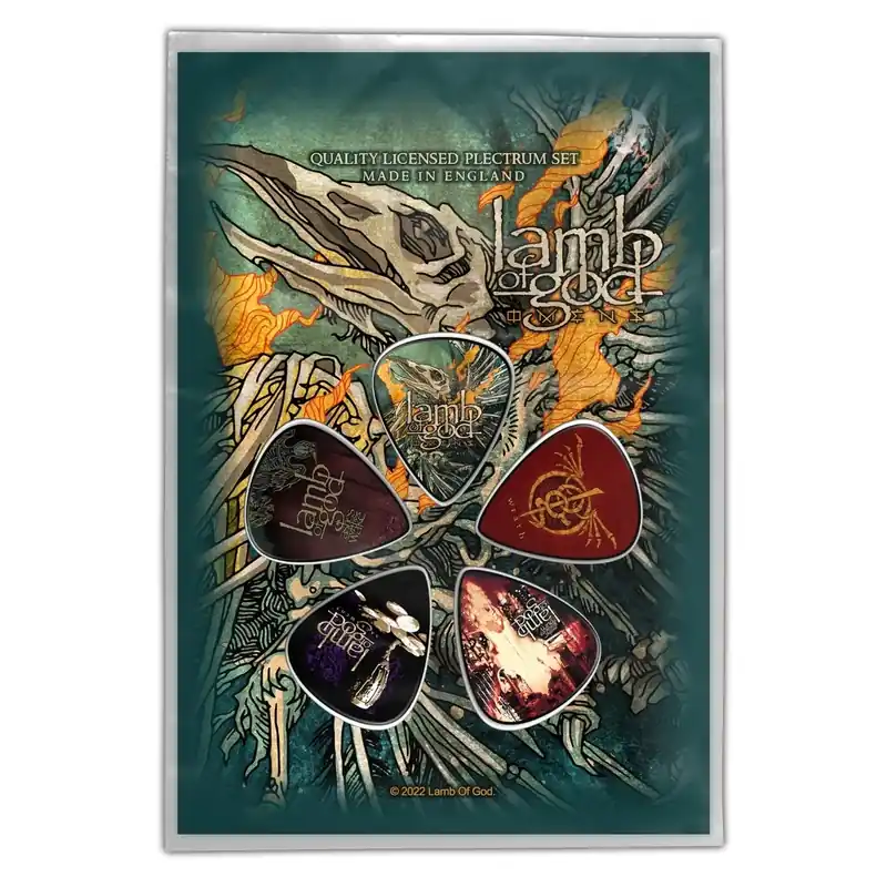 Do wyczerpania zapasów zestaw kostek do gitary LAMB OF GOD - OMENS (5 szt)