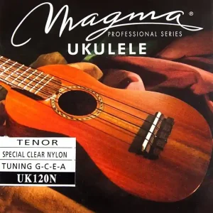 Super okazja struny do ukulele tenorowego MAGMA TENOR Clear Nylon