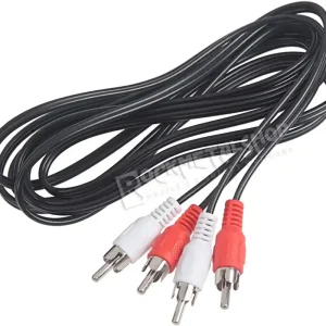 Popularny przewód audio 2 x RCA (cinch) - 2 x RCA (cinch) / 5m