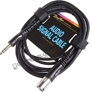 przewód audio BOSTON XLR - duży jack (6.3mm) stereo / 6m Do wyczerpania zapasów