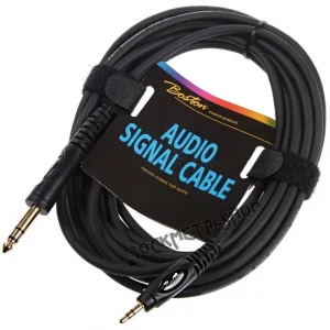 Zamów teraz przewód audio BOSTON DUŻY JACK (6.3mm) stereo - MAŁY JACK (3.5mm) stereo / 6m