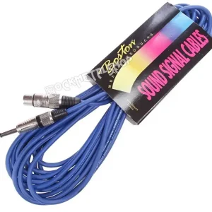 Nowość przewód mikrofonowy BOSTON XLR żeński - DUŻY JACK mono (6.3mm) / 10m