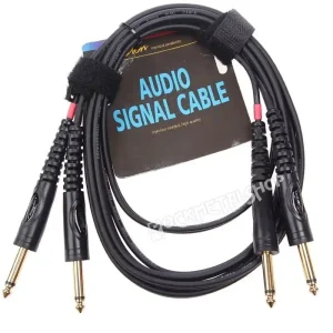 Dodaj do koszyka przewód audio BOSTON 2x DUŻY JACK MONO (6.3mm) - 2x JACK MONO (6,3mm) / 3m