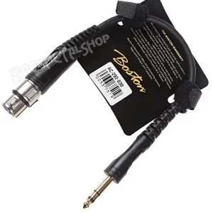 przewód audio BOSTON XLR żeński - DUŻY JACK STEREO (6.3mm) / 0,30m Sprawdź teraz