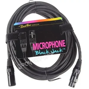 Niska cena przewód mikrofonowy BOSTON XLR męski - XLR żeński / 10m