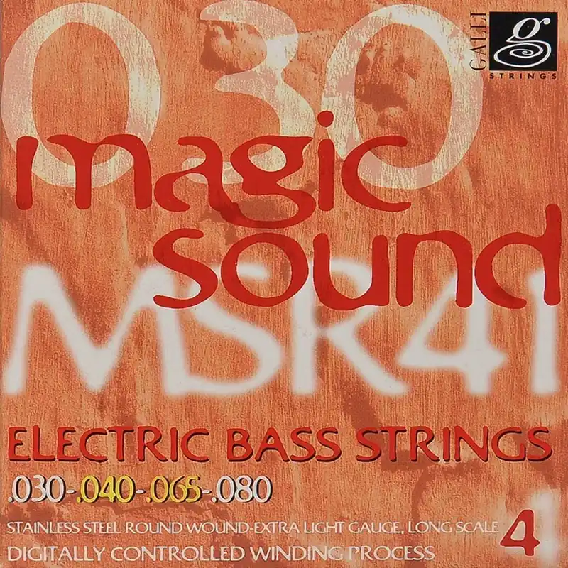 Premium struny do gitary basowej GALLI STRINGS - MAGIC SOUND MSR41 HEXAGONAL /030-080/
